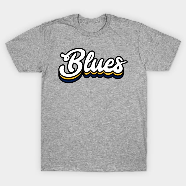 Blues - Whitman College T-Shirt by Josh Wuflestad